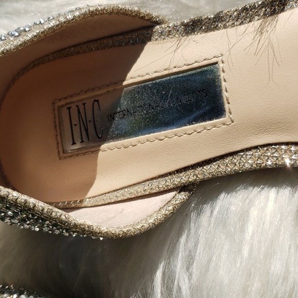 INC International Concepts D'Orsay Flat Rhinestone - Picture 5 of 11